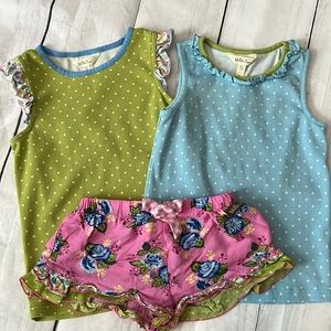 Matilda Jane shirts and short set